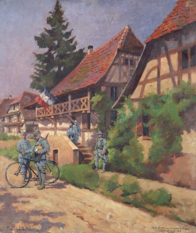 アルザスのフランス軍司令部 作： Pierre Petit Gerard