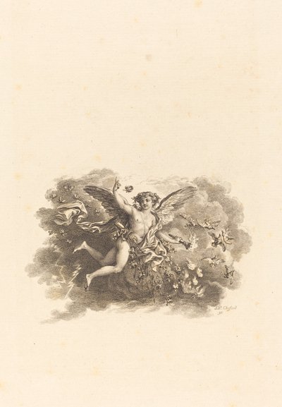 タイトルページのFleuron 作： Pierre Philippe Choffard