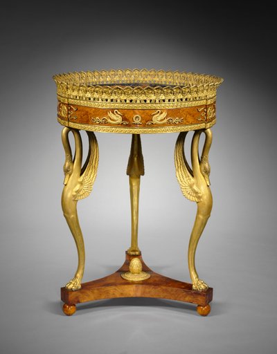 フラワースタンド（ジャルディニエール）、1800年頃（金銅の台紙が付いた木） 作： Pierre Philippe Thomire