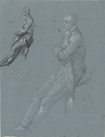 Rutger Jan Schimmelpenninck による 2 つの習作と彼の妻によるスケッチ 作： Pierre Prud