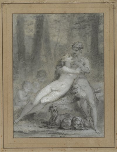 ヴィーナスとアドニス 作： Pierre Prud
