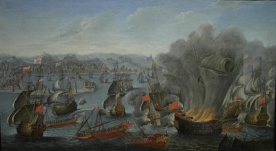 CombateNavalDePalermo16760602ピエール・プジェ1677 作： Pierre Puget