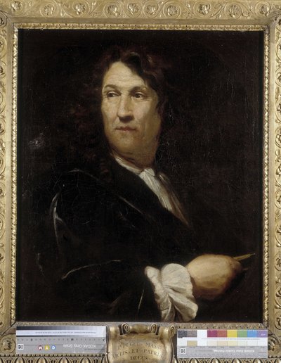 コンパスを持つ男」または「ガスパール・ピュージェの肖像」（1615-1683、フランスの建築家）（油彩・キャンバス 作： Pierre Puget