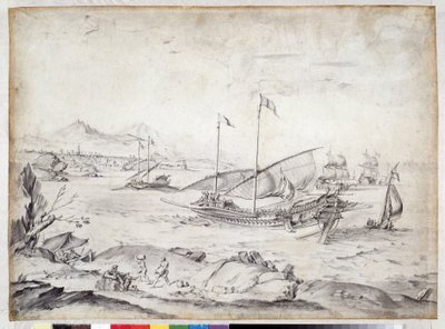 マルセイユ港の船（図面） 作： Pierre Puget