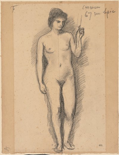 カルメン 作： Pierre Puvis de Chavannes