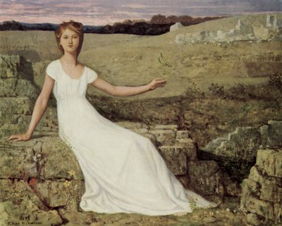 希望 作： Pierre Puvis de Chavannes
