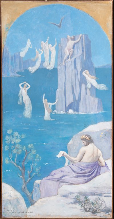 劇詩 (アイスキュロス) 作： Pierre Puvis de Chavannes