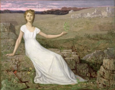 ホープ、1872年（8331を参照） 作： Pierre Puvis de Chavannes