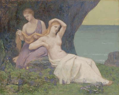 ヘザーでは 作： Pierre Puvis de Chavannes