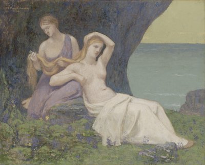 ヘザーでは 作： Pierre Puvis de Chavannes