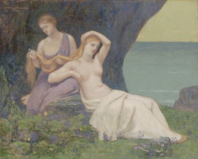 ヘザーで、1896年。 作： Pierre Puvis de Chavannes