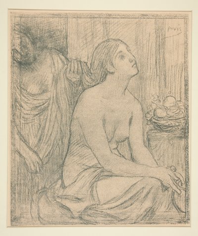 トイレ 作： Pierre Puvis de Chavannes