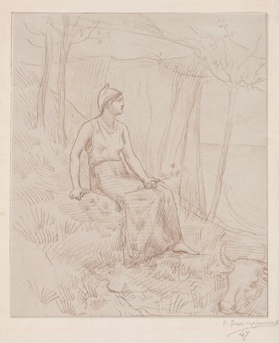 ノルマンディー。 作： Pierre Puvis de Chavannes