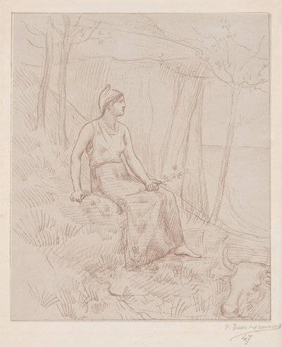 ノルマンディー 作： Pierre Puvis de Chavannes