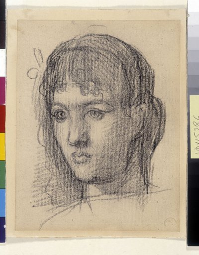 サロメの頭 作： Pierre Puvis de Chavannes