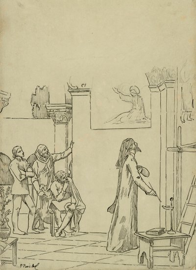 Lの研究 作： Pierre Puvis de Chavannes
