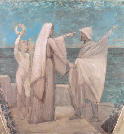 愛国心の研究 作： Pierre Puvis de Chavannes