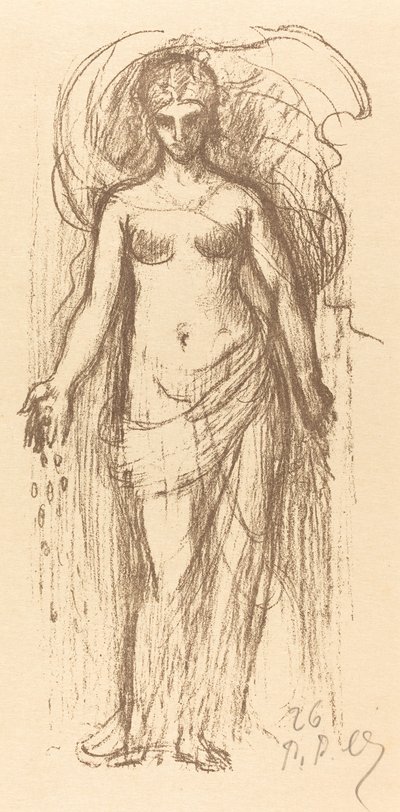 女性の研究（豊かさ） 作： Pierre Puvis de Chavannes
