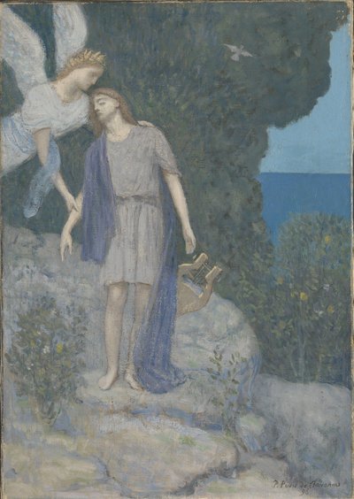 詩人 作： Pierre Puvis de Chavannes
