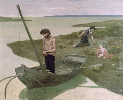 貧しき漁夫 作： Pierre Puvis de Chavannes