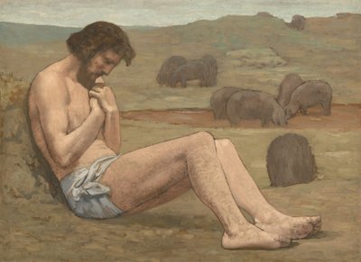 放蕩息子、おそらくc。 1879年。 作： Pierre Puvis de Chavannes