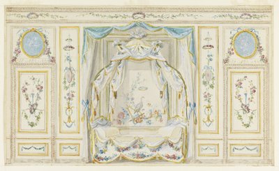 寝室の床の間の壁の高さ 作： Pierre Ranson