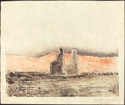 メムノンの巨像 (テーベ) 作： Pierre Roche