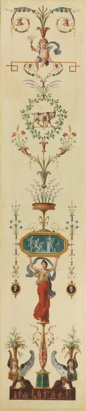 装飾パネル、1790年代。 作： Pierre Rousseau