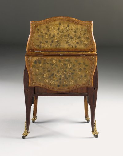 ルイ15世の箪笥、c.1765-70（オルモルに取り付けられたチューリップウッド、シカモア、アマランサス、寄木細工）（463003、465390、465391も参照） 作： Pierre Roussel