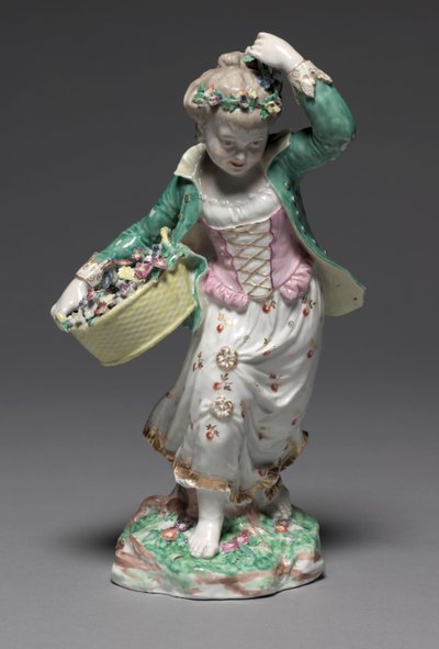 秋、ブリストル磁器工場で製造、1775年頃 作： Pierre Stephan