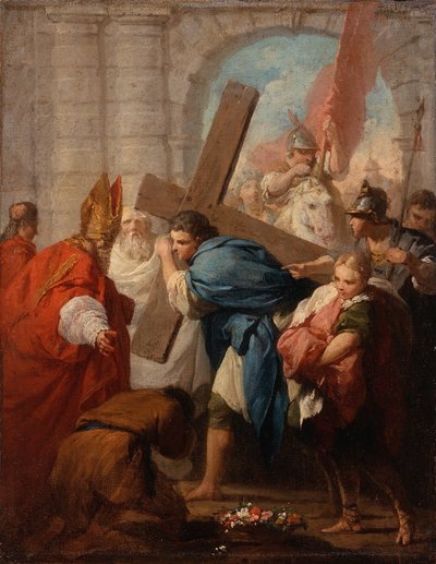 十字架を運ぶヘラクリウス、1728年頃 作： Pierre Subleyras
