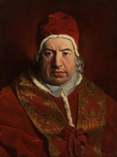 教皇ベネディクト14世プロスペロランベルティーニ、1675〜1758年、1746年。 作： Pierre Subleyras