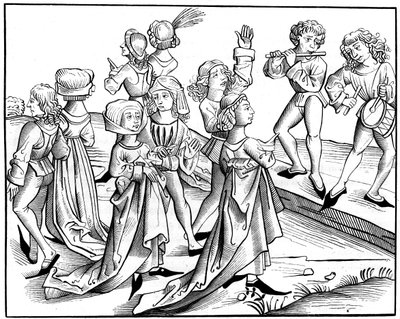 クリスマスイブダンス、1493 1849。 作： Pierre Wolgmuth