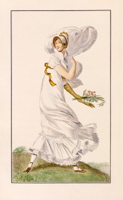 シフォンプロムナードドレス、1812 作： Pierre de La Mesangere