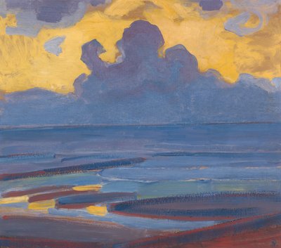junto ao mar 作： Piet Mondrian