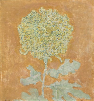 菊 作： Piet Mondrian