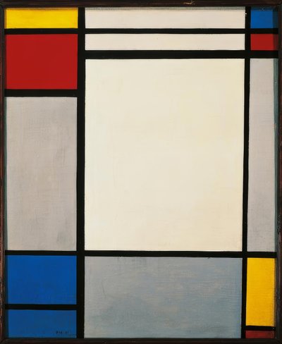 組成 作： Piet Mondrian
