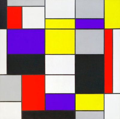 組成物A 作： Piet Mondrian