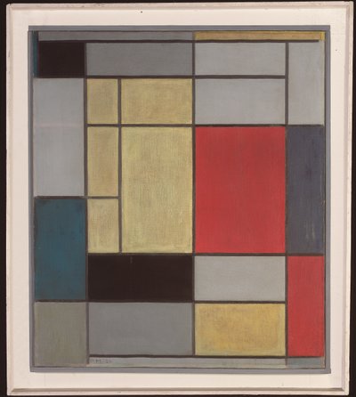 作曲 I 作： Piet Mondrian