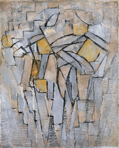 組成物番号XIII組成物2、1913 作： Piet Mondrian
