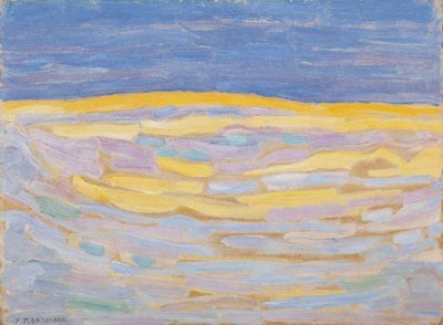 デューン I、1909 年。 作： Piet Mondrian