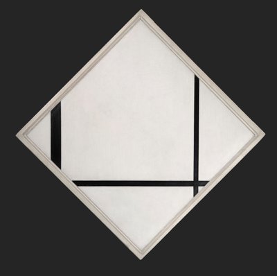 フォックストロットA 作： Piet Mondrian