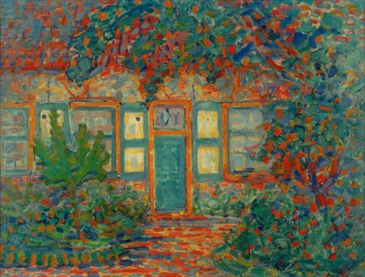 太陽の下の家 作： Piet Mondrian