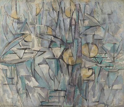 構成X. 1911 作： Piet Mondrian