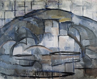 風景 作： Piet Mondrian