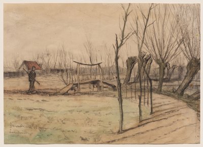 ロースダイネンの風景 作： Piet Mondrian