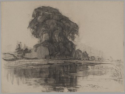 ランドジヒト・ファーム構成研究 作： Piet Mondrian