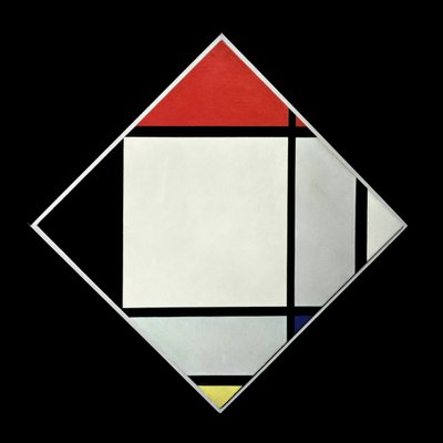 ロゼンジ・ペインティングII 作： Piet Mondrian