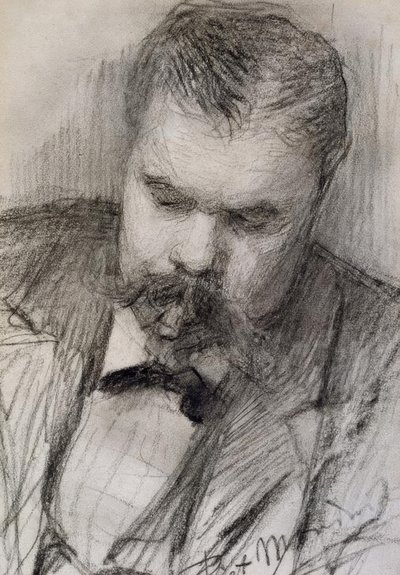 フリット・モンドリアンの肖像、1898年、 作： Piet Mondrian