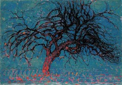 赤い木 作： Piet Mondrian